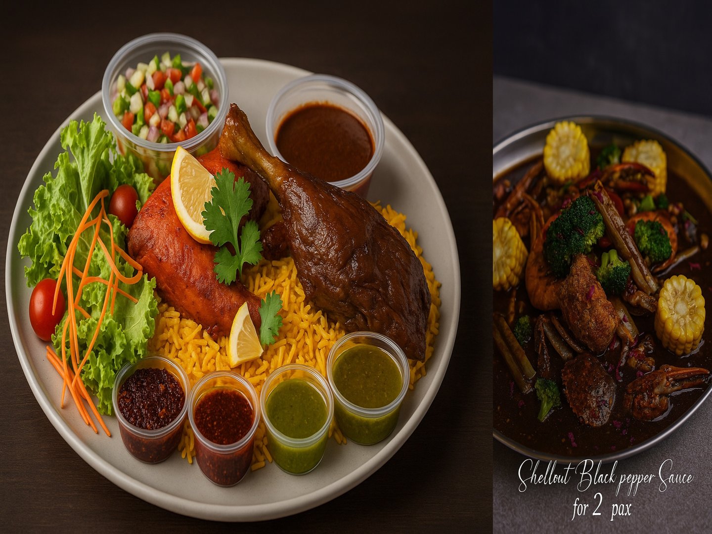 Nasi Jamba Combo untuk 3 hingga 4 pax di Nasi Jamba & Shellout Puchong