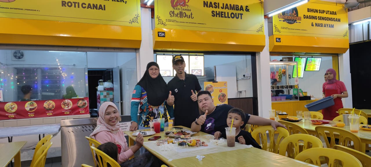 Hidangan Nasi Arab dan suasana santai di Nasi Jamba & Shellout Puchong