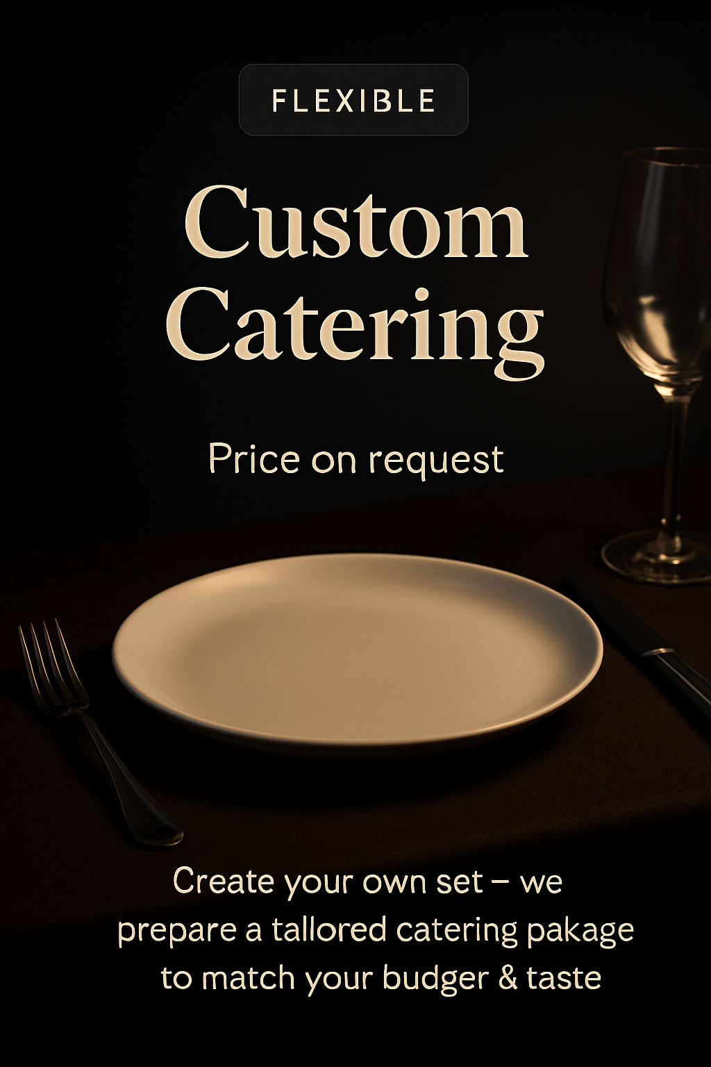 Pakej Custom Catering — menu ikut bajet dan citarasa pelanggan